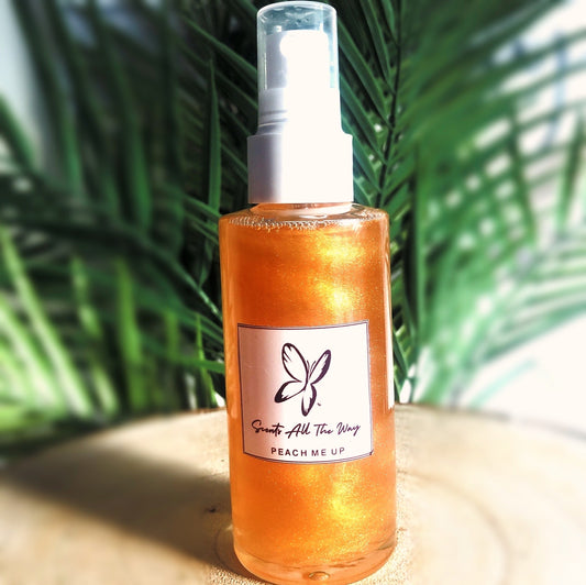 Peach me up shimmer body spritz
