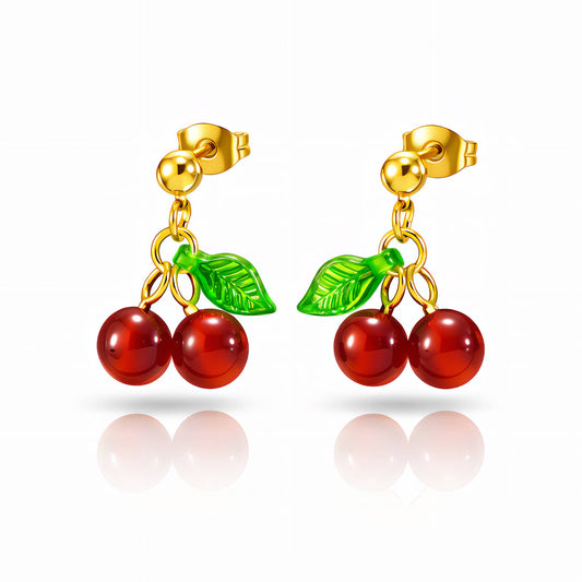 GLAZED CHERRY Earrings