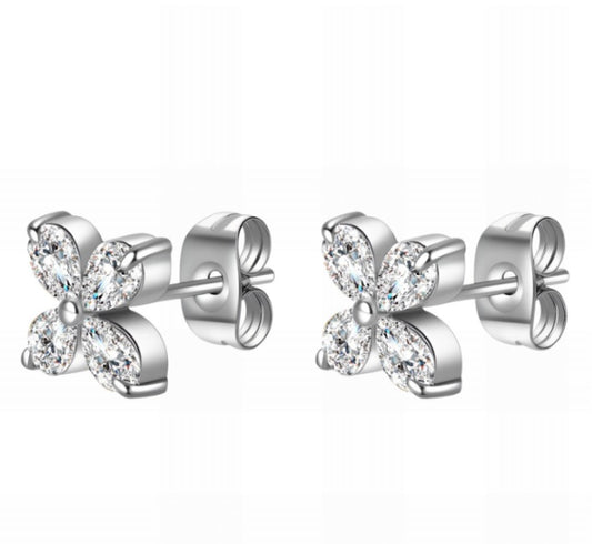BOTANICAL Flower stud earrings