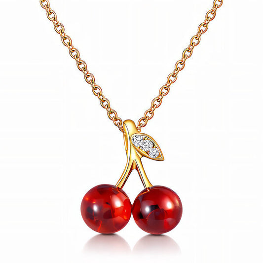 GLAZED CHERRY Necklace