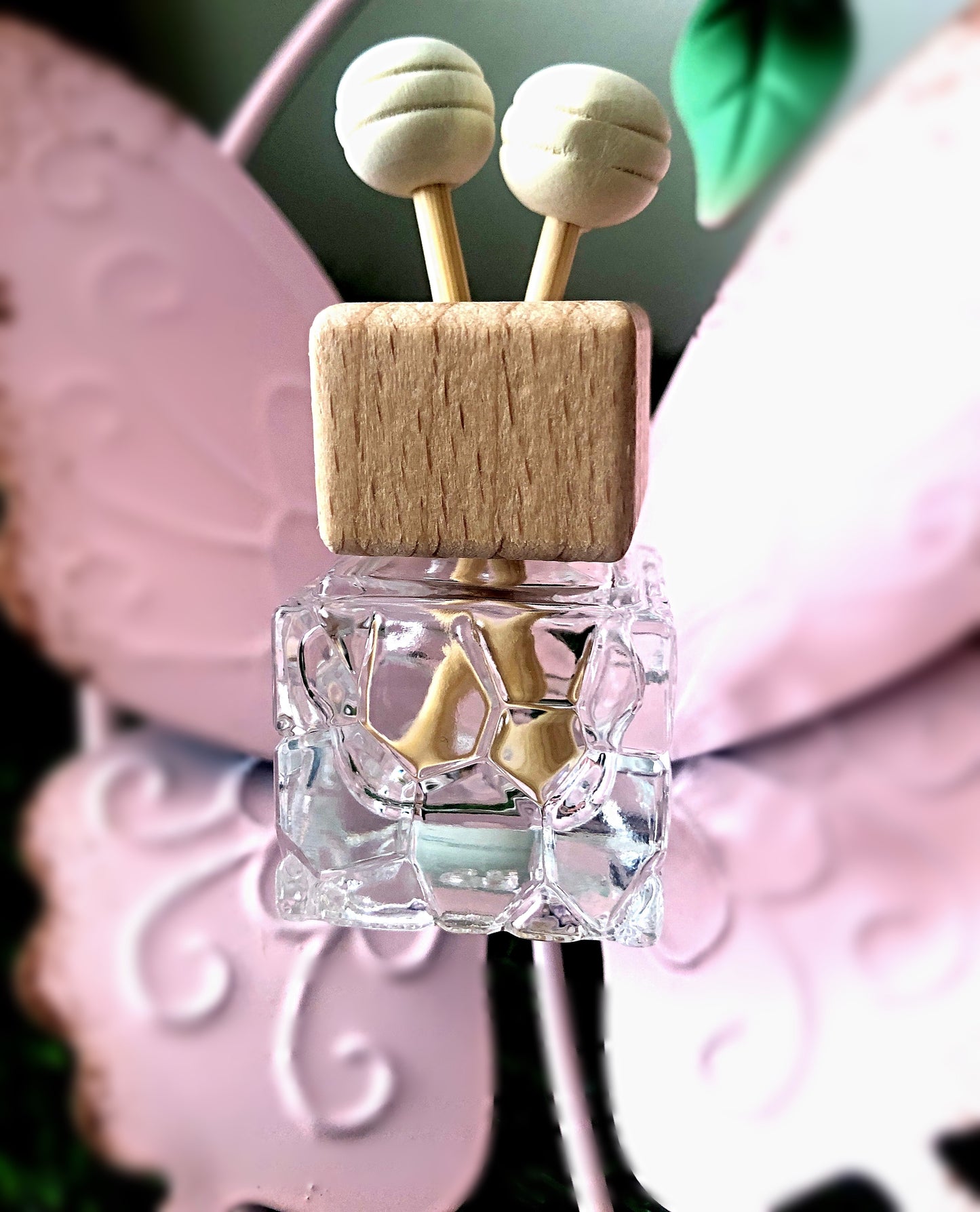 Rubble glass car diffuser